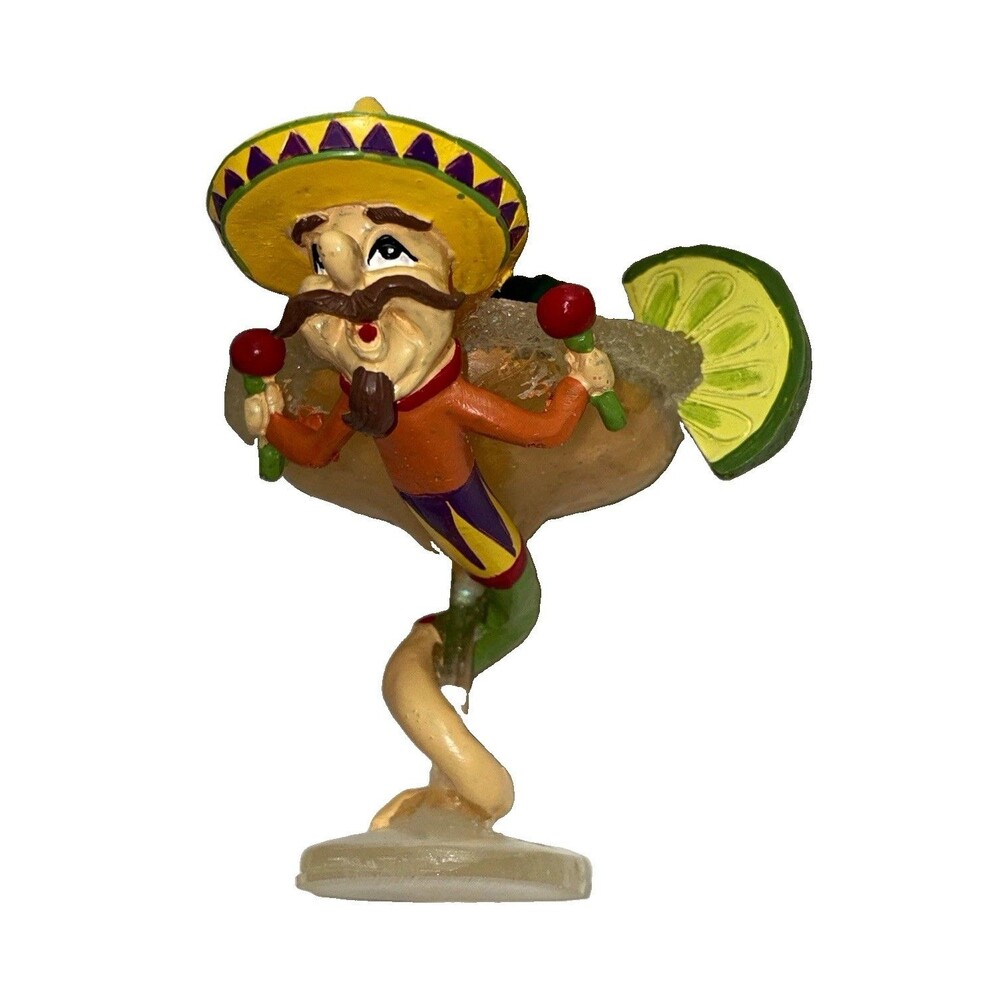 Kurt S. Adler Santa's World Mariachi Margarita Resin Hanging Figurine 5"